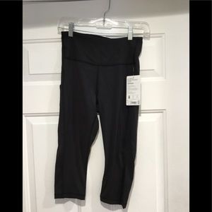 New Athleta Black Ultimate Slash Pocket Leggings